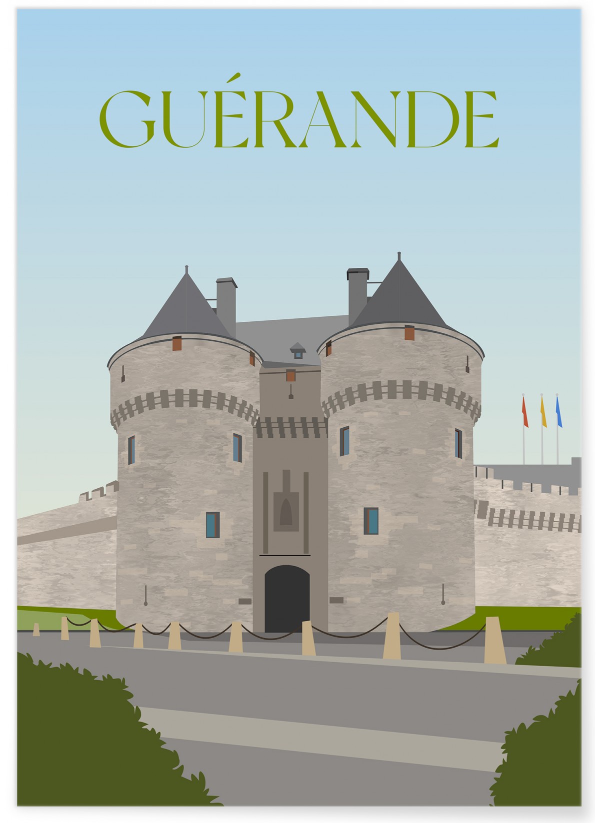 Affiche ville Guérande, L'AFFICHERIE