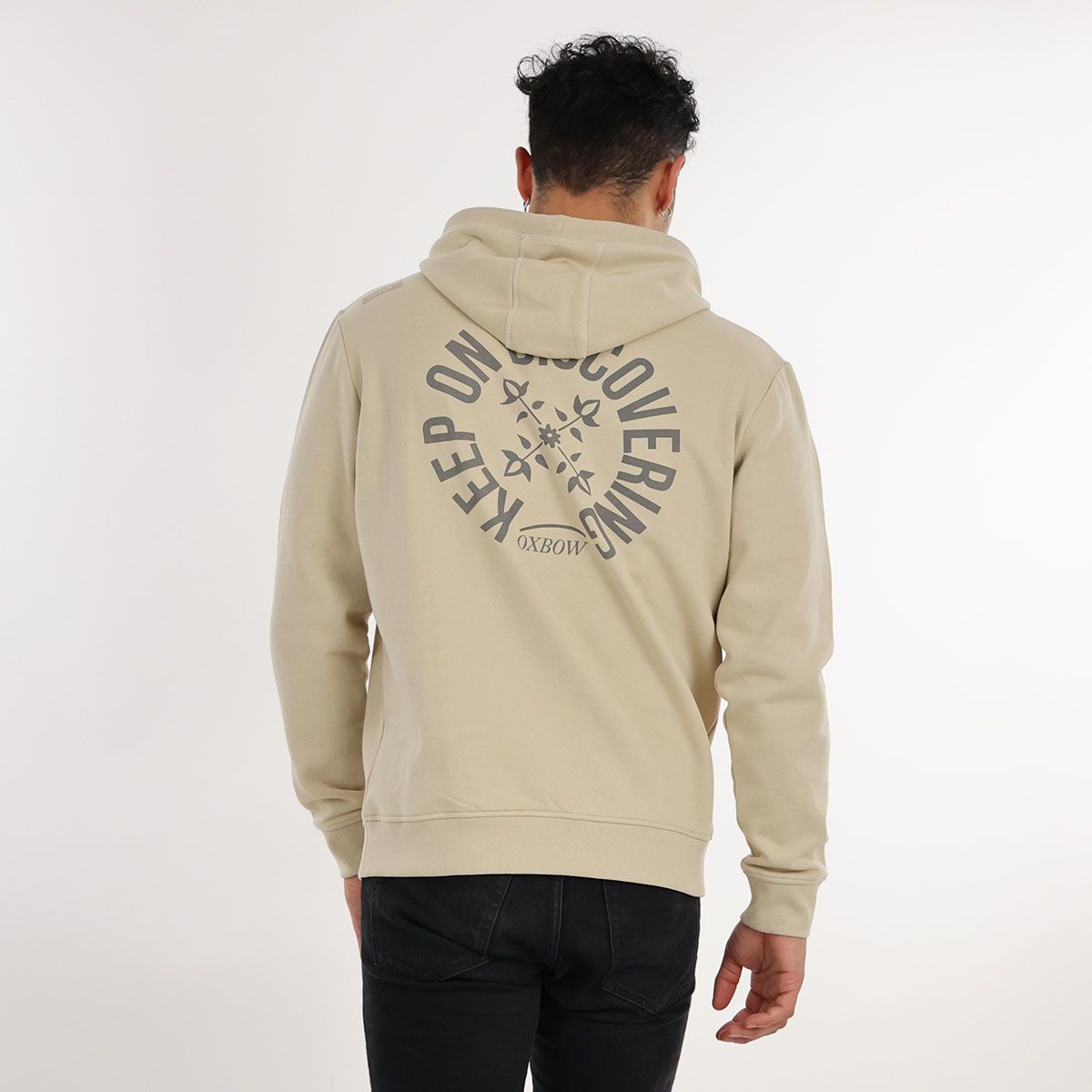 Sweat zippé homme oxbow hot sale