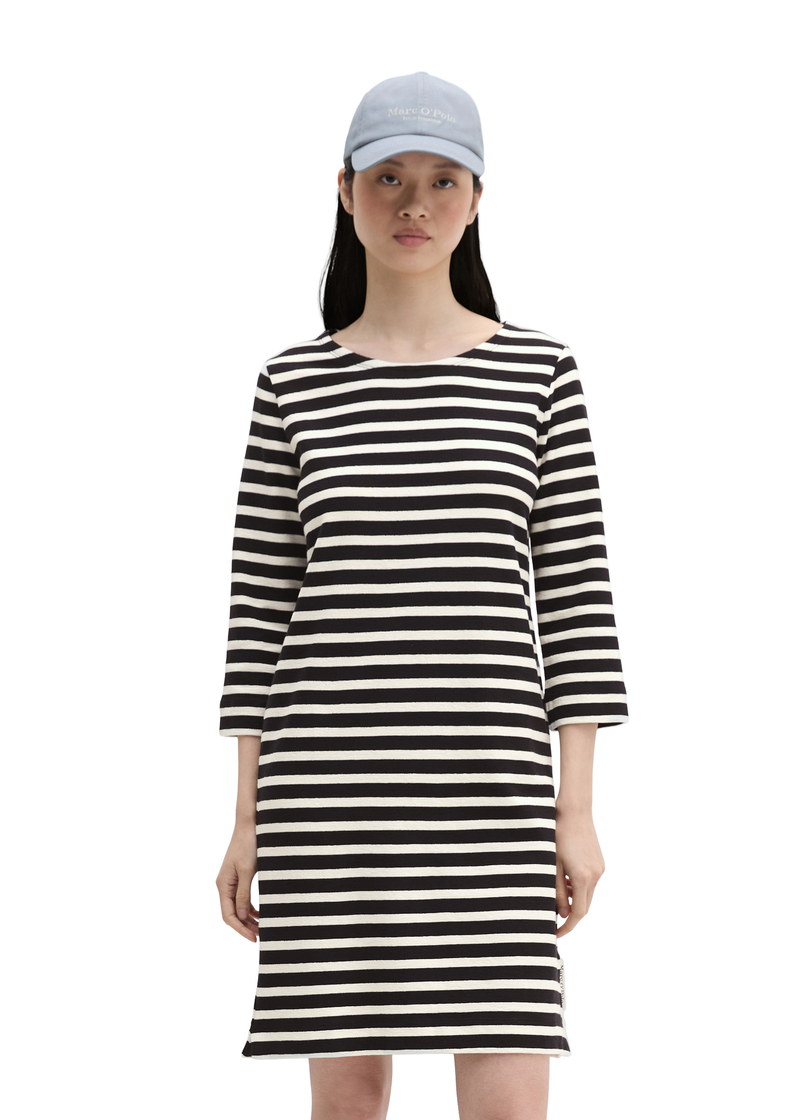 Robe en jersey rayé loose en jersey doux, MARC O'POLO
