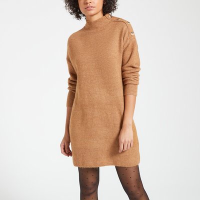 Fine Knit Jumper Dress with Long Sleeves ONLY