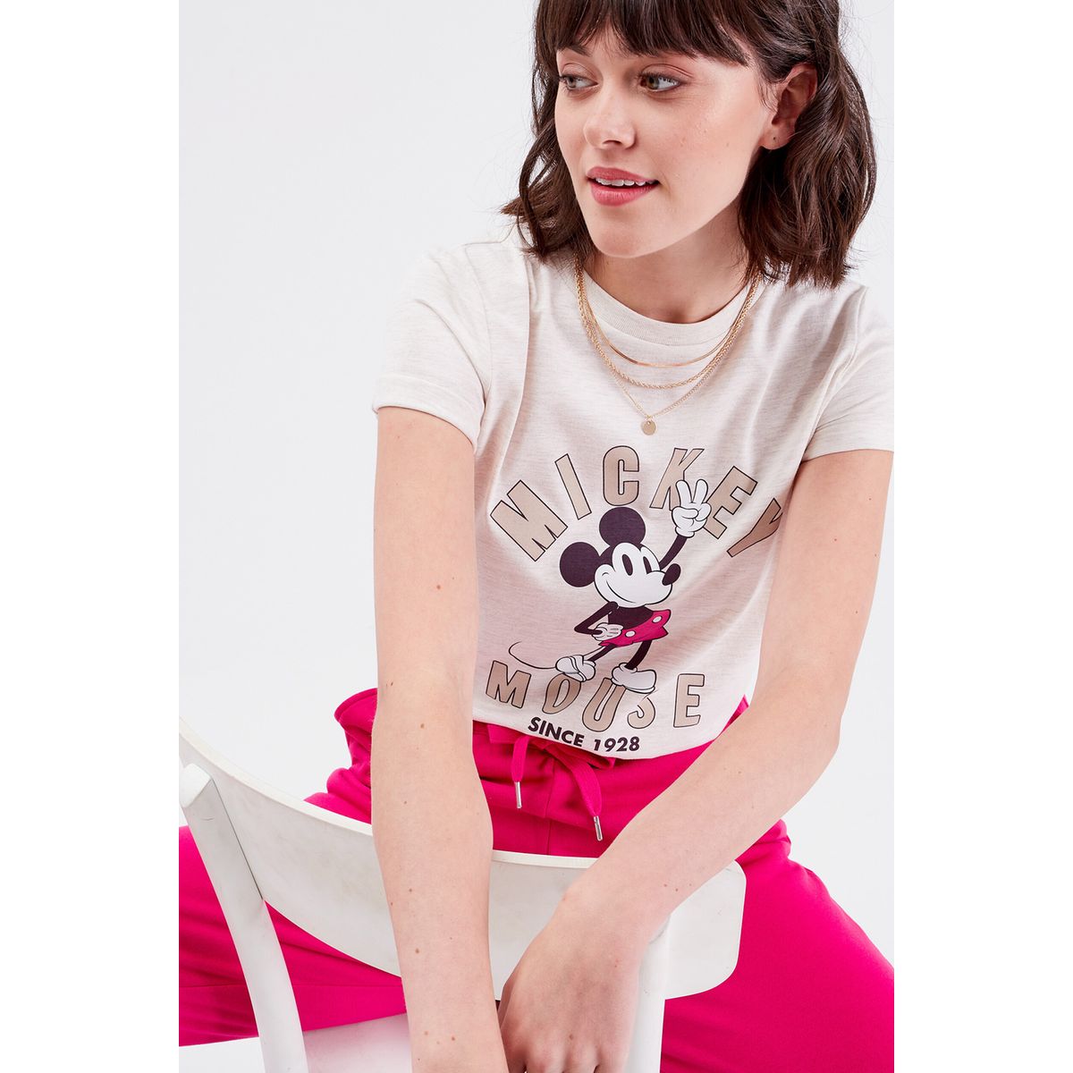 Tee shirt mickey discount femme