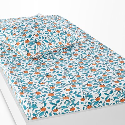 Marseillette Fruit 100% Washed Cotton Fitted Sheet LA REDOUTE INTERIEURS
