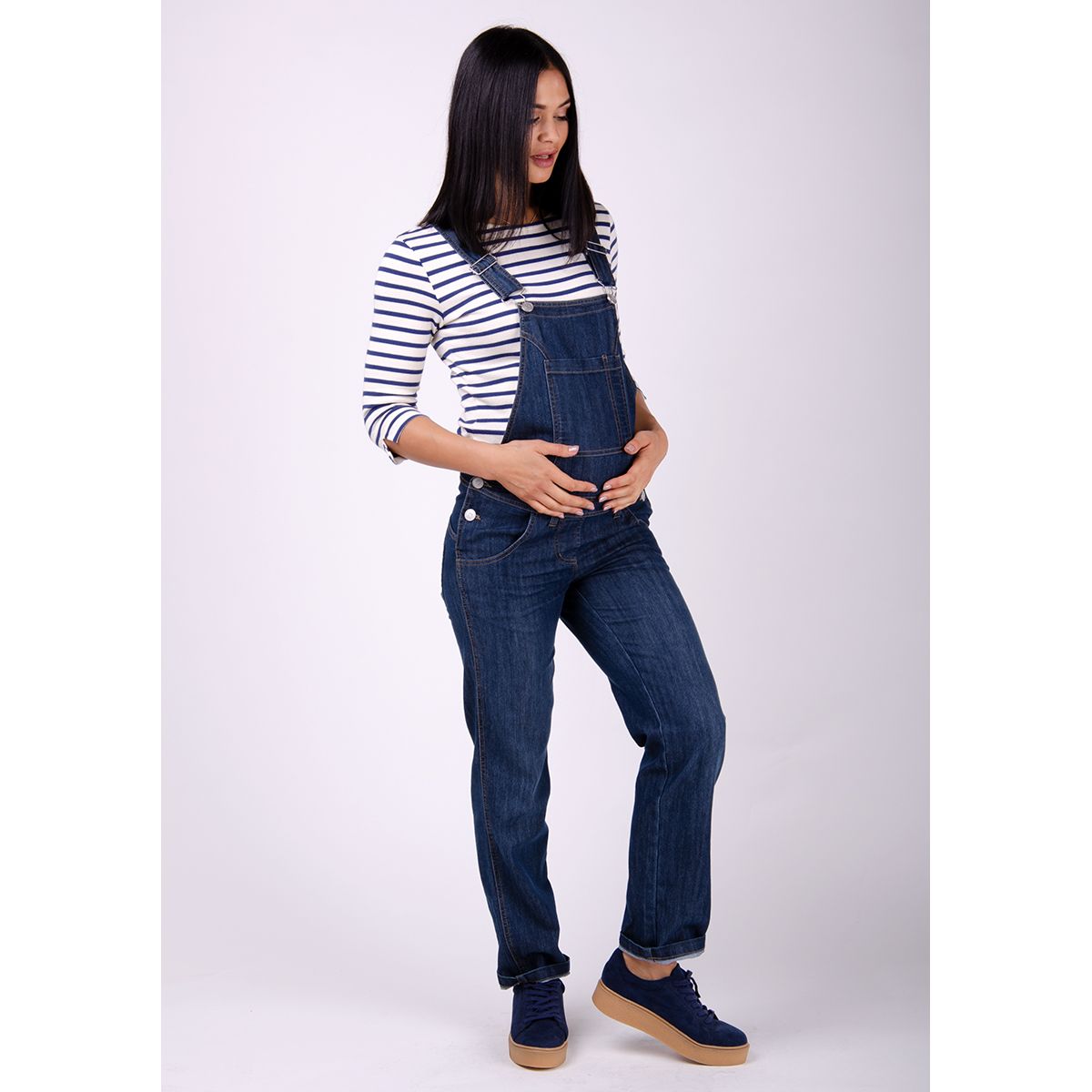 KEEPWO Salopette décontractée de maternité pour Femme Salopette Longue Enceinte Pantalon Combinaisons