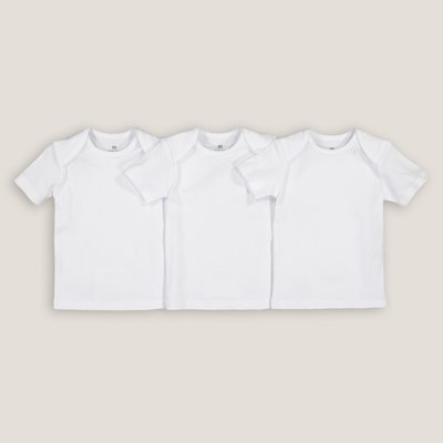 Pack of 3 Vests in Organic Cotton LA REDOUTE COLLECTIONS