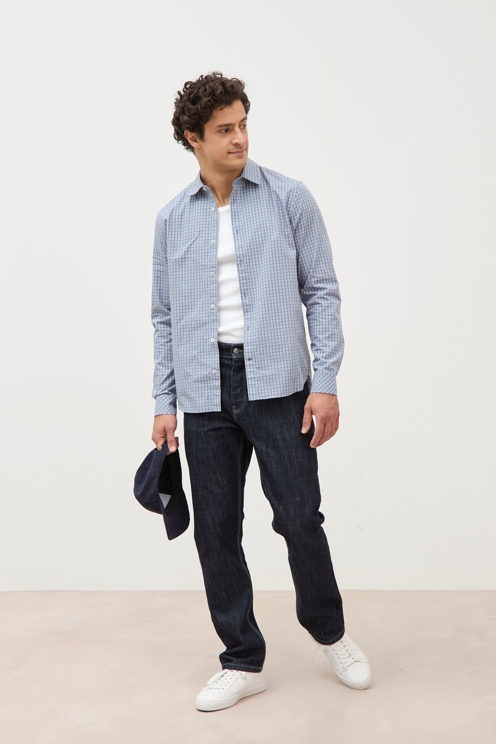Chemise col américain manches longues, BONOBO