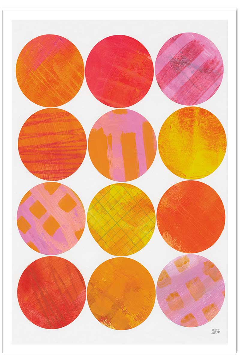 Poster sun shine circle, HEXOA