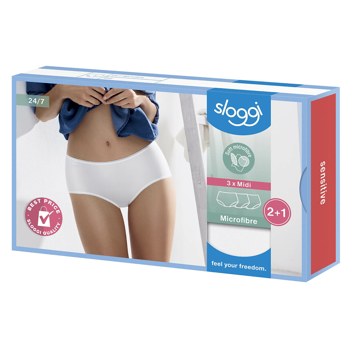 microfibre h 2 1 Sloggi La Redoute