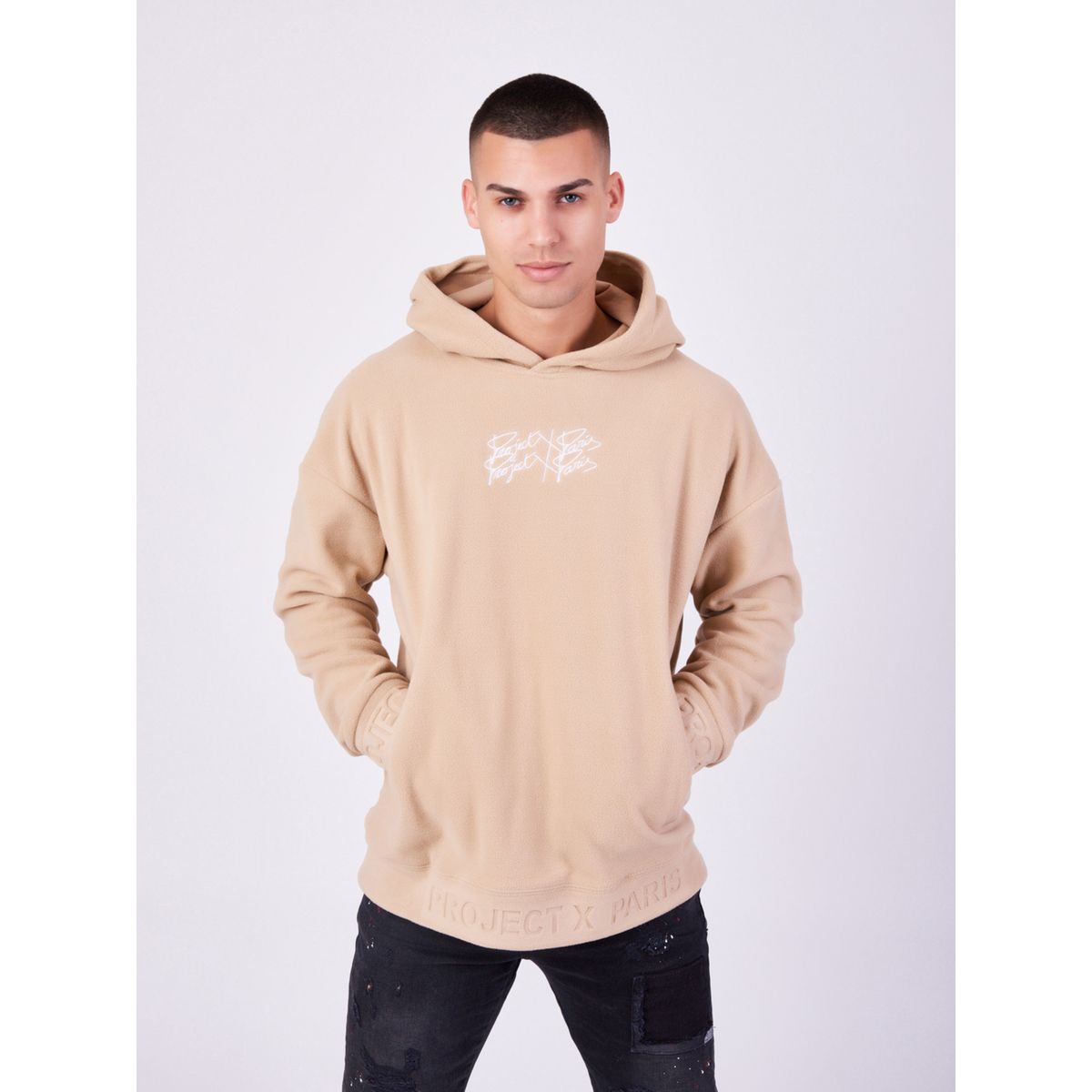 Sweat a capuche polaire homme hot sale