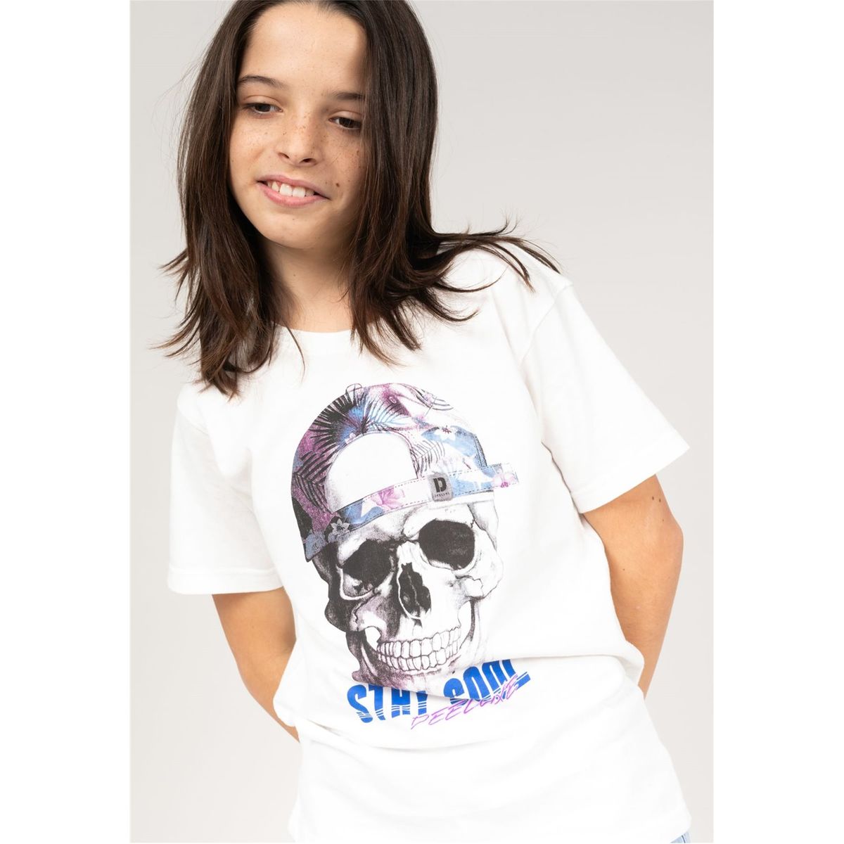 T shirt t te de mort enfant La Redoute