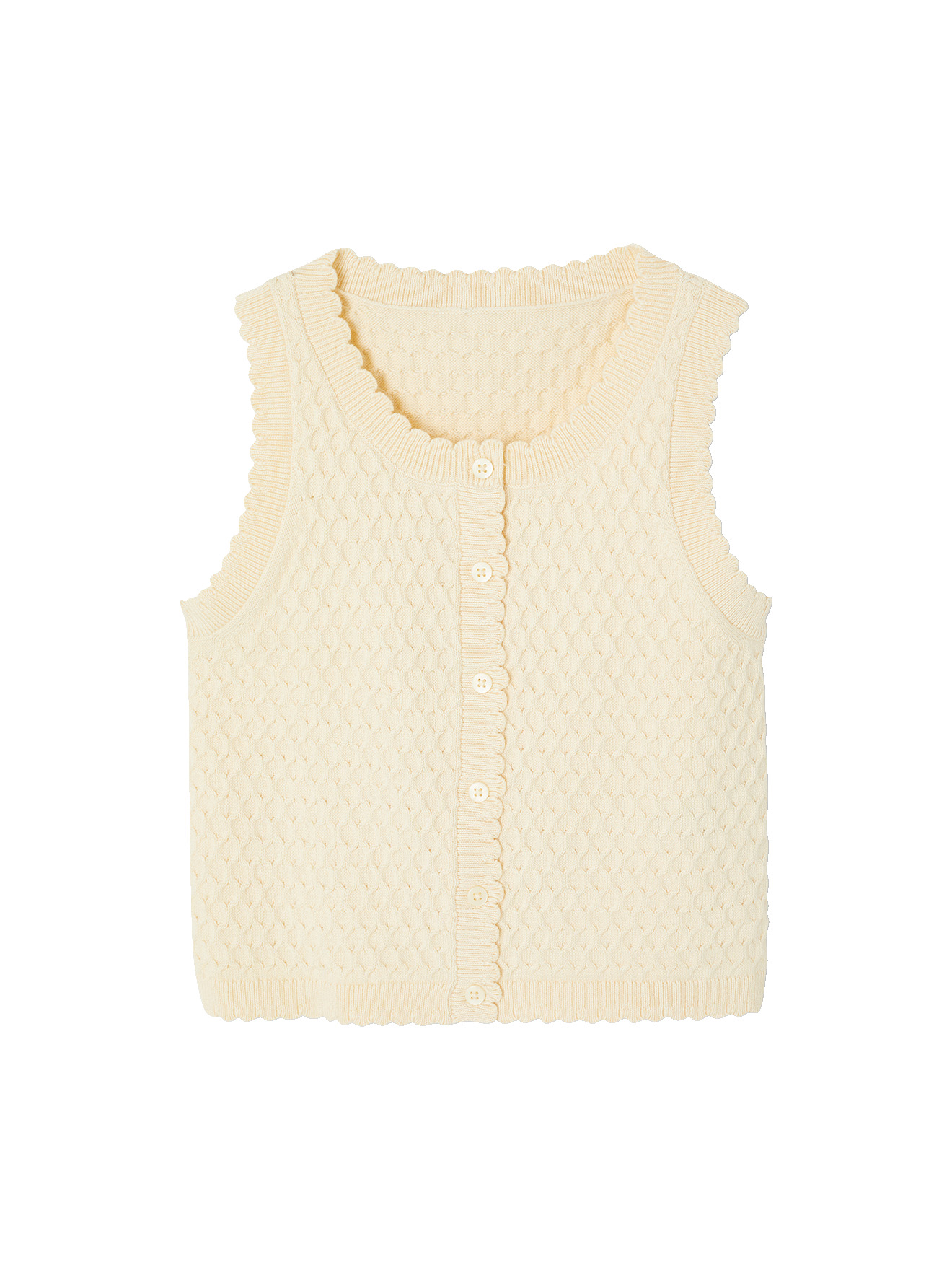 Gilet sans manches en maille, VERTBAUDET