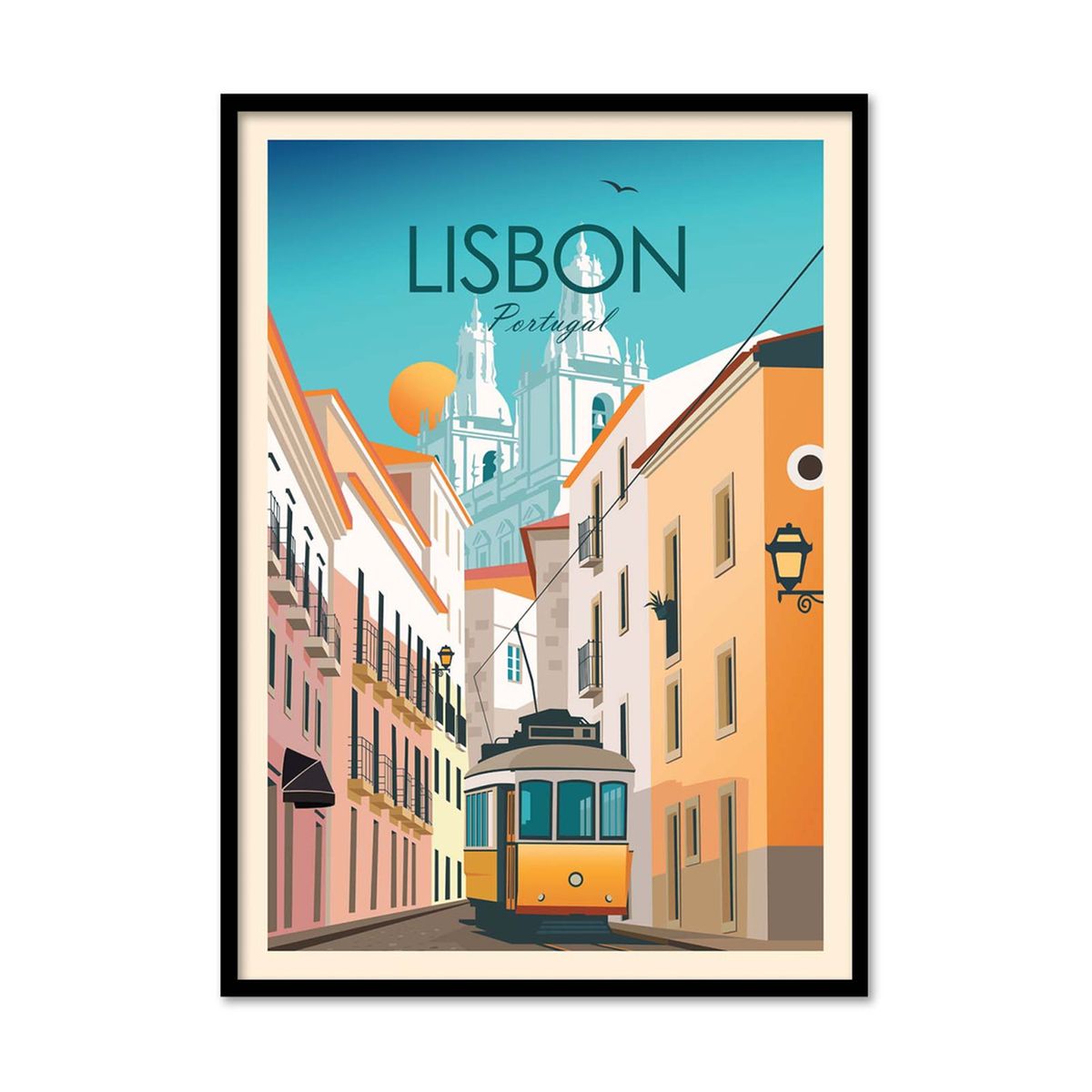 Poster Peinture à l'huile, paris. paysage de la ville européenne