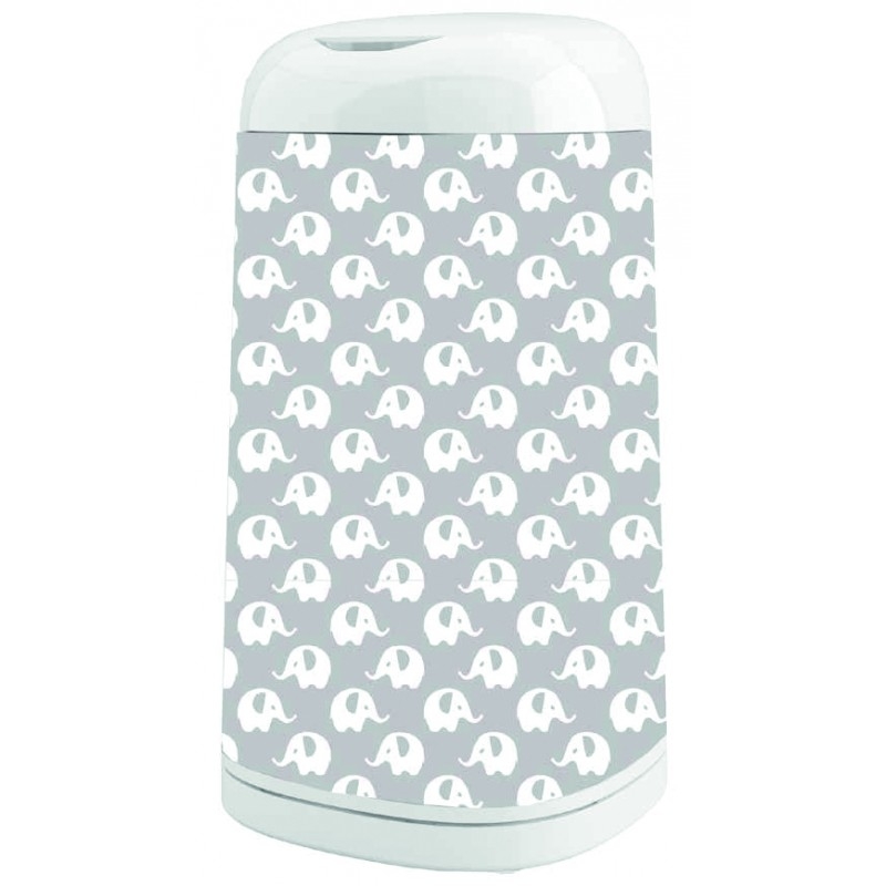 Housse décorative pour poubelle Dress Up Éléphants gris, ANGELCARE