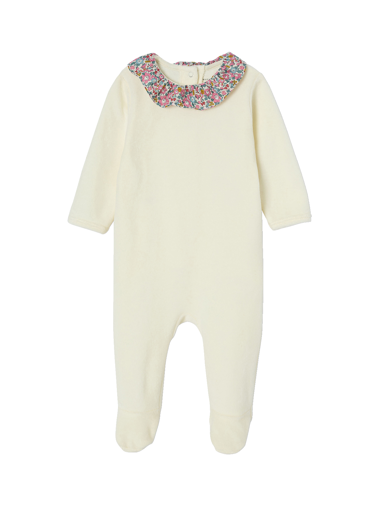 Pyjama en velours et tissu Liberty, ENVIE DE FRAISE