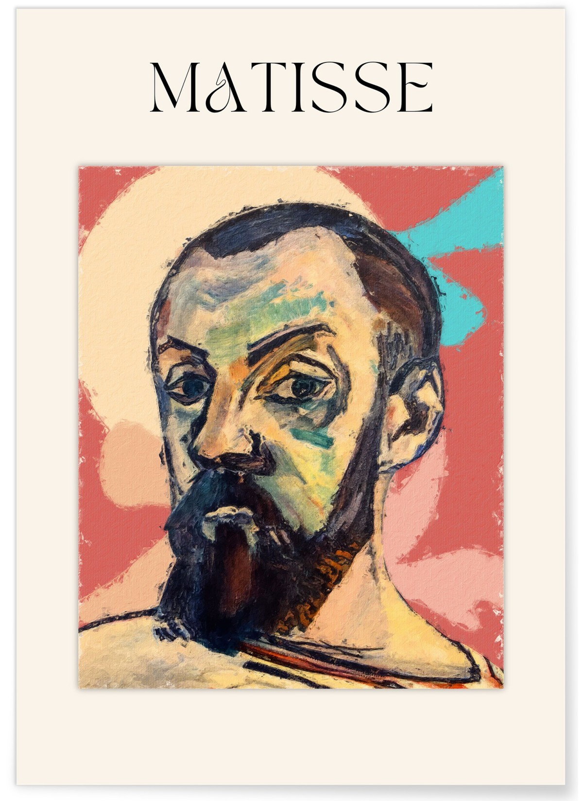 Affiche Matisse - Portrait Expressionniste, L'AFFICHERIE