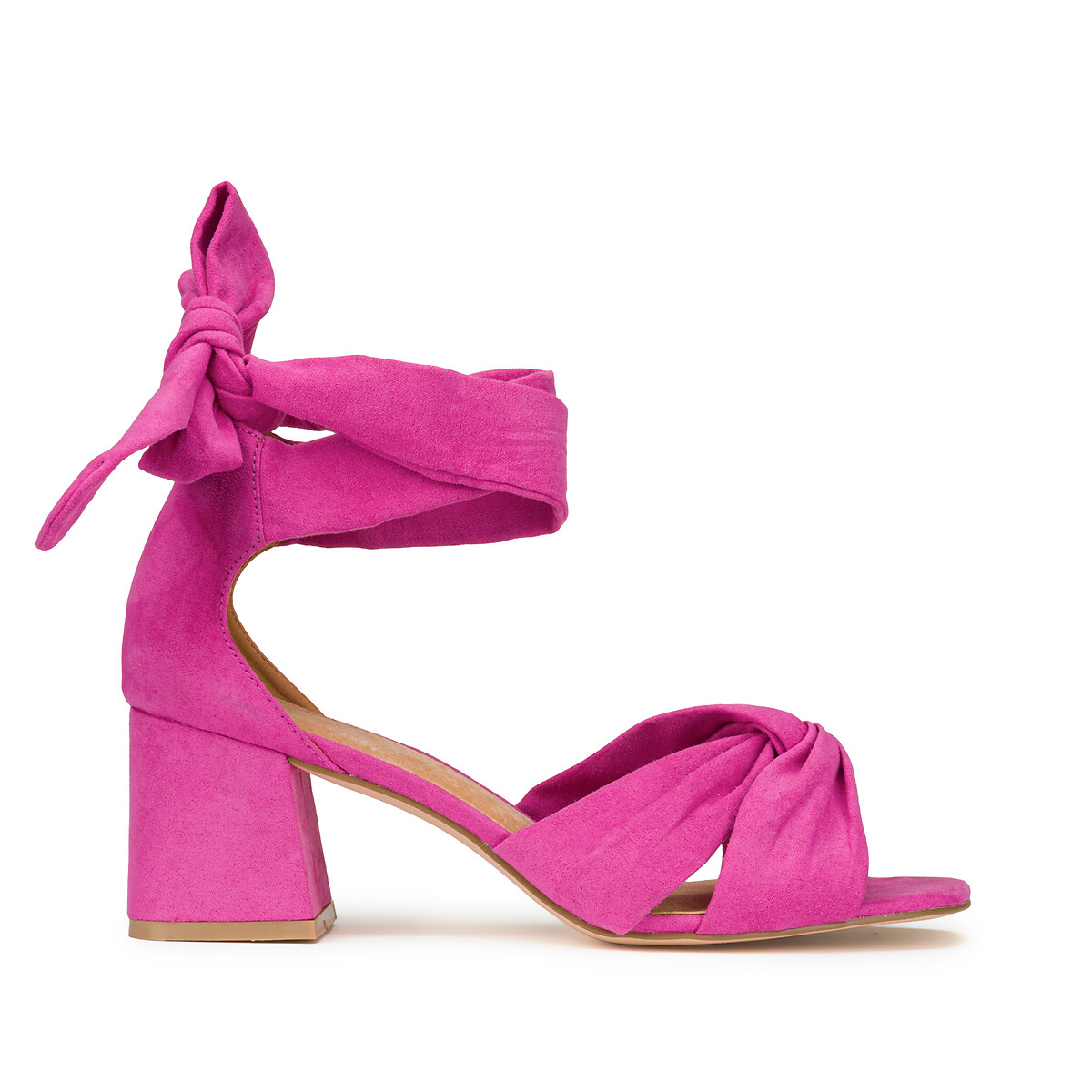 Sandali con shop tacco fucsia