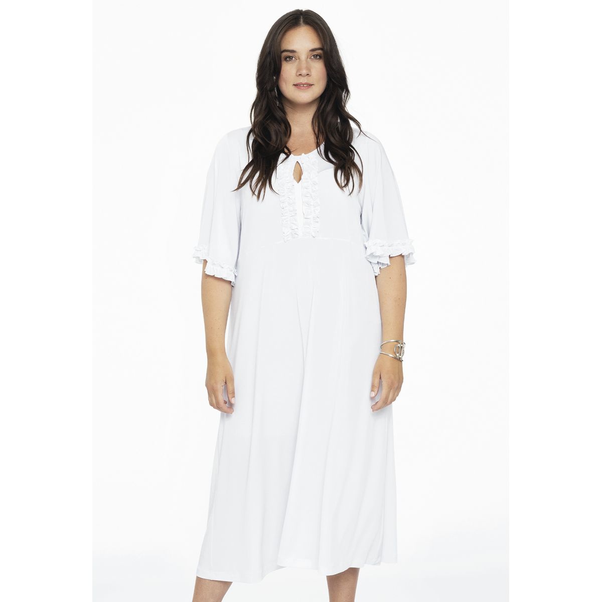 Robe blanche grande online taille