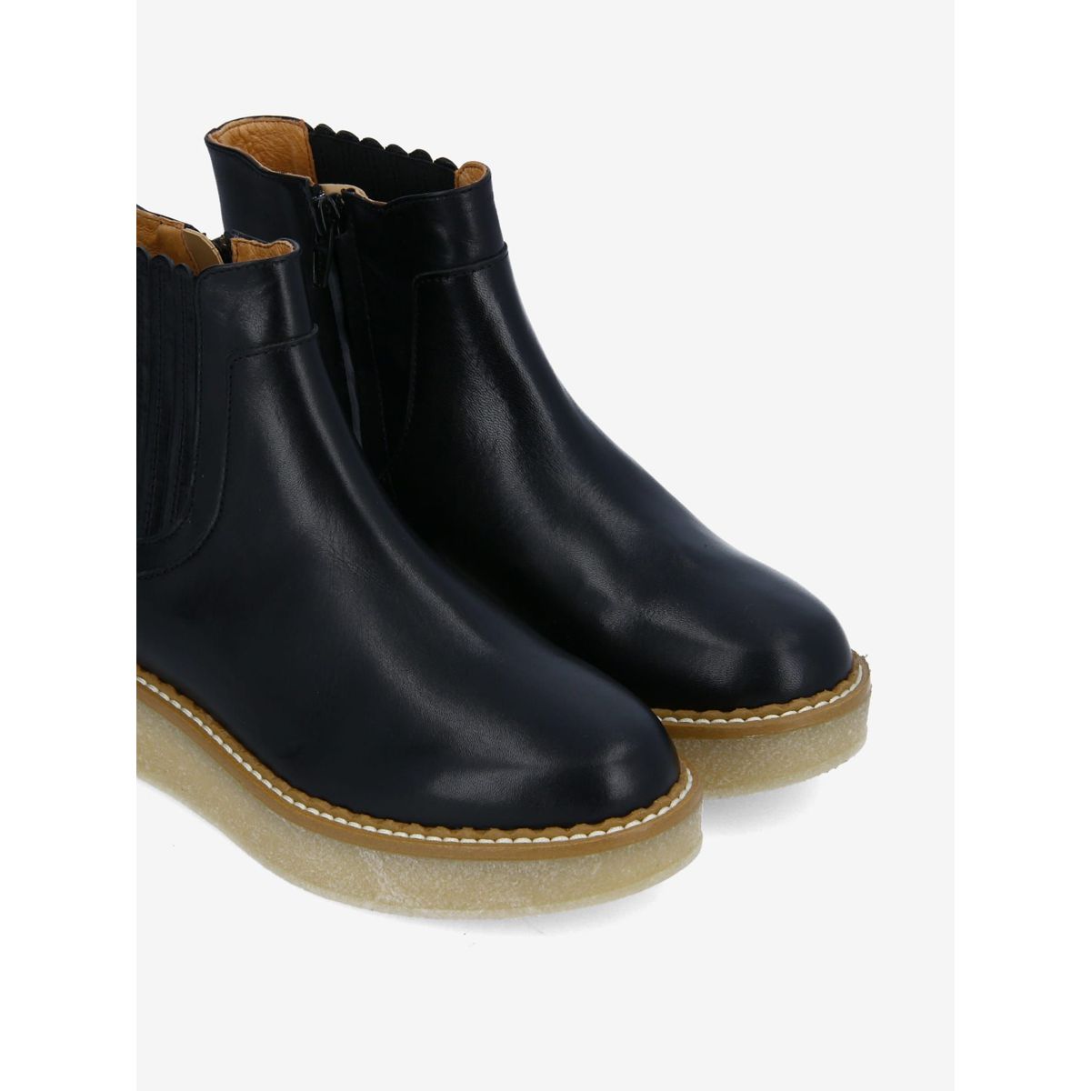 Bottines en cuir pallas zip beetle noir Schmoove La Redoute