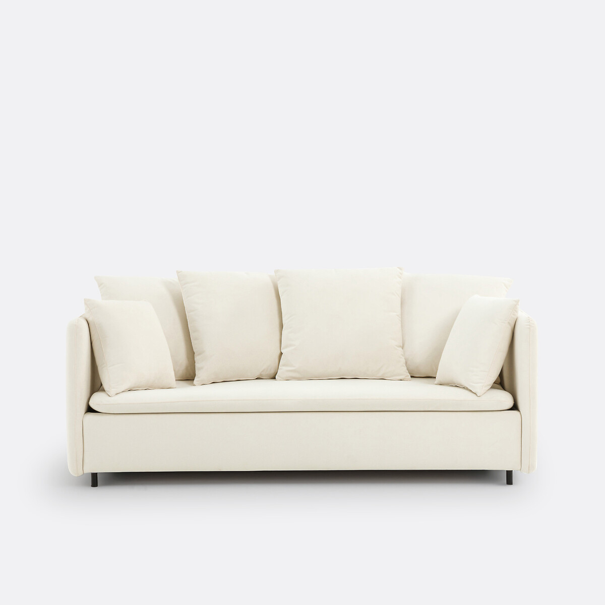 LA REDOUTE INTERIEURS Bank 3-zit, convertibel fluweel, Ivete