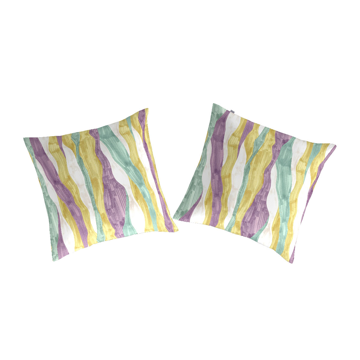 2 Taies d'oreiller en coton WAVE A, NAF NAF HOME