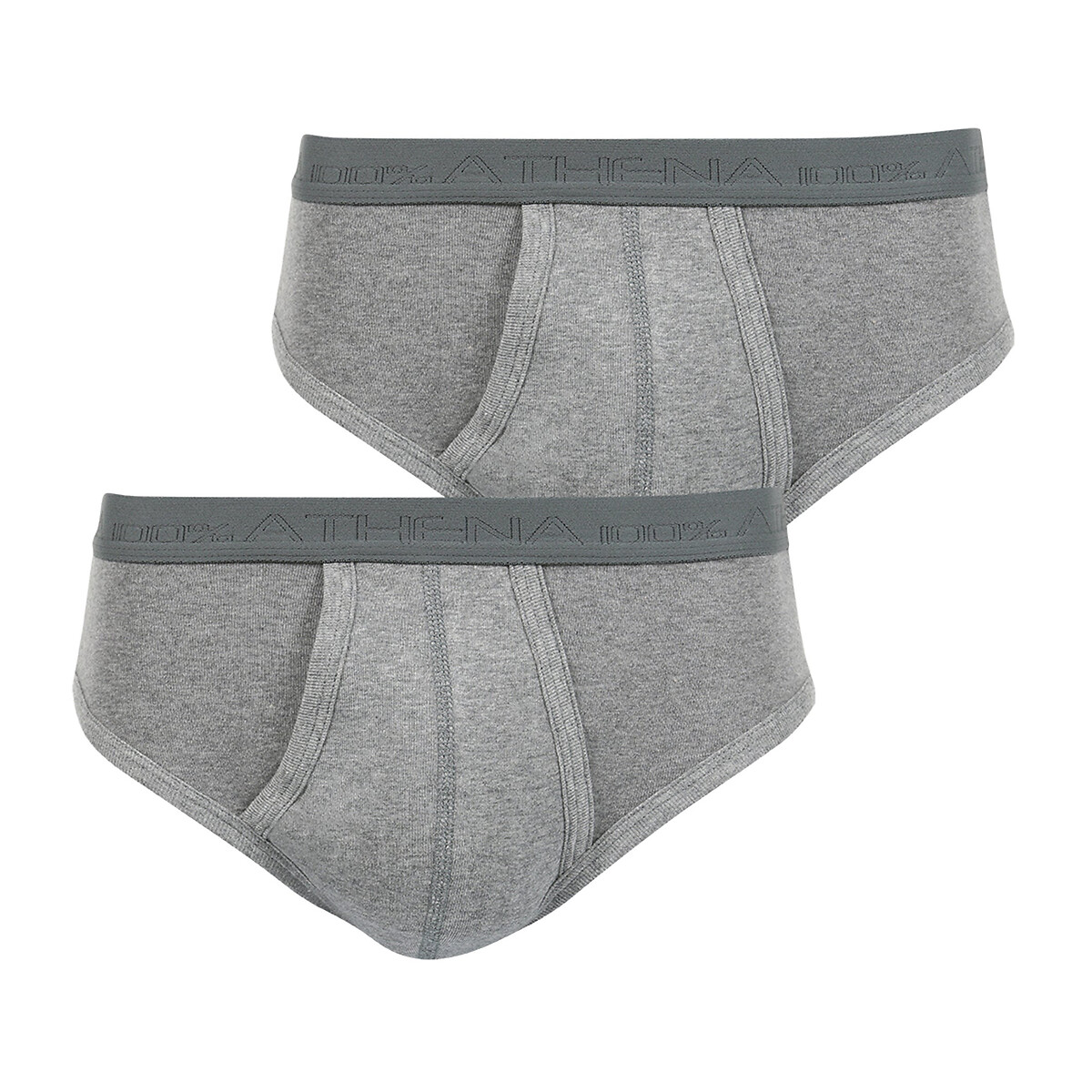 Lot de 2 slips coton, ATHENA