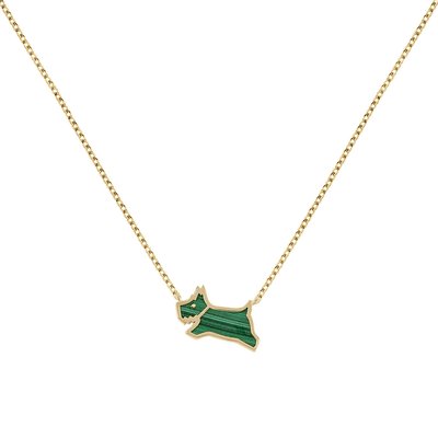 Hay's Mews 18ct Pale Gold Plated Coloured Dog Necklace RADLEY LONDON