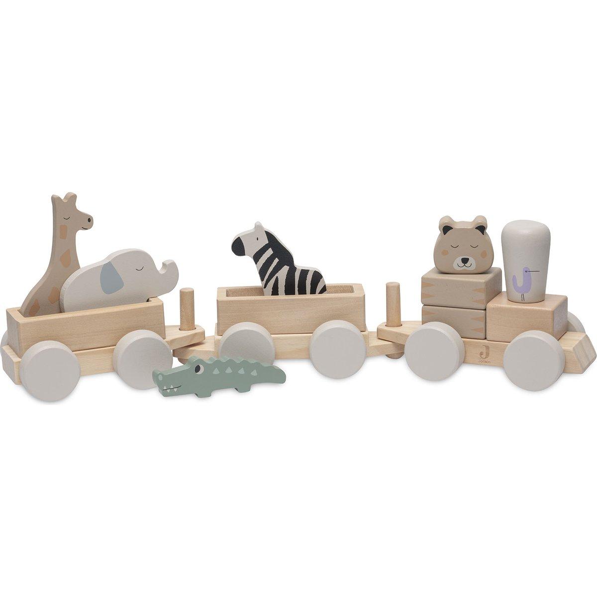Train de construction en bois, JOLLEIN