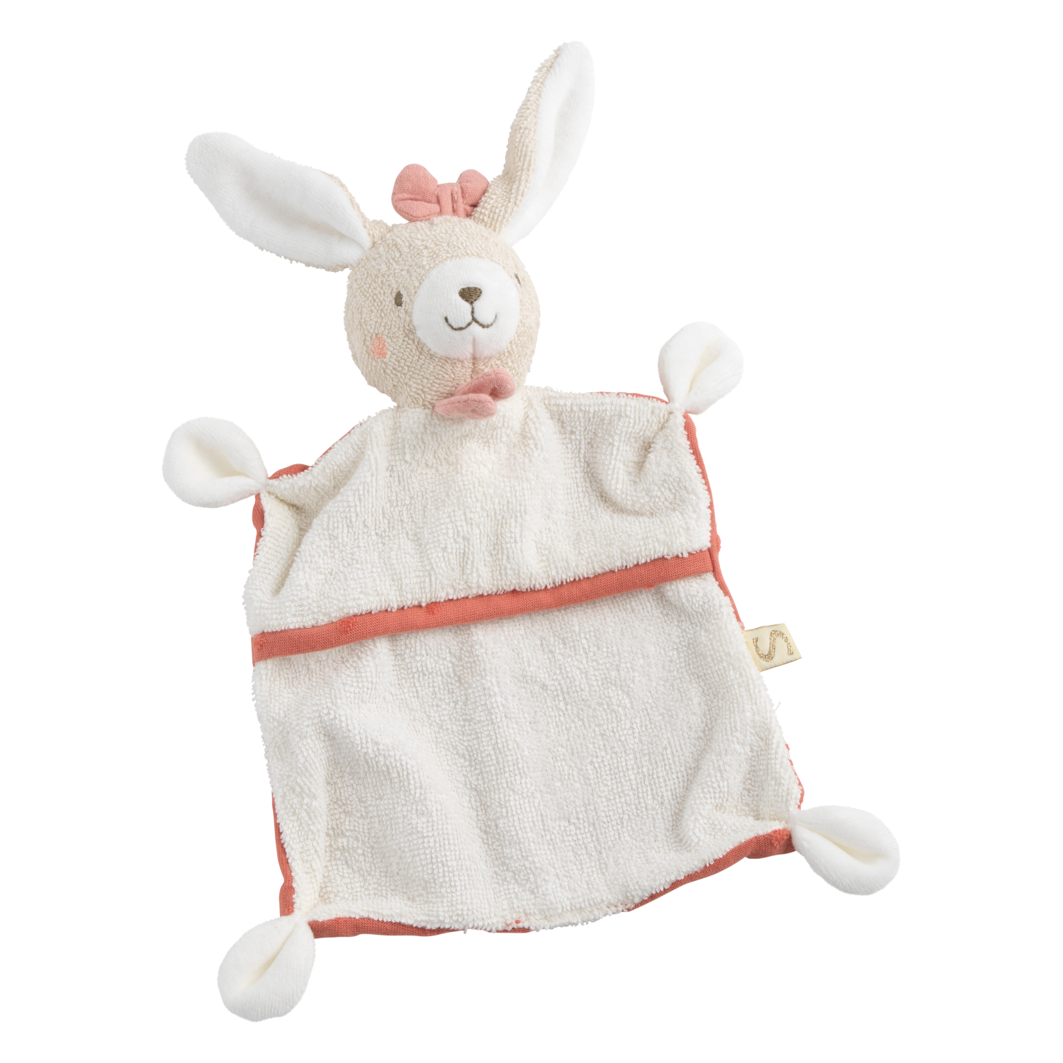 Doudou mouchoir en coton bio, SAUTHON