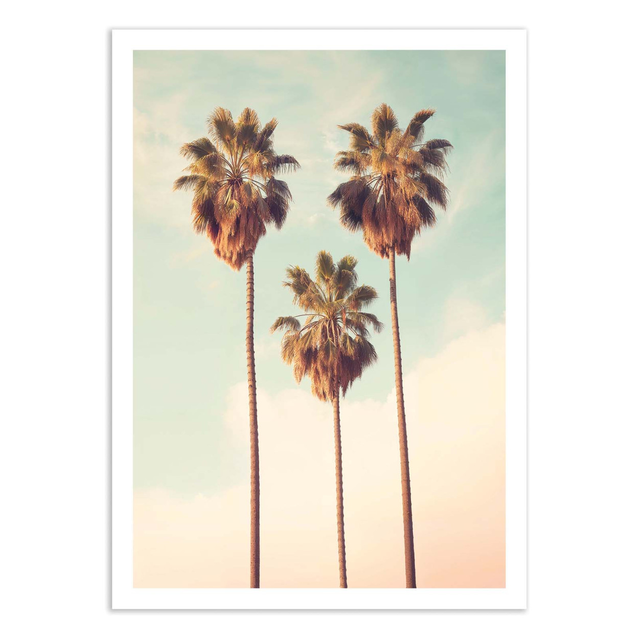 Affiche d'art - Beverly Hills Palms Paradise - Philippe Hugonnard, WALL EDITIONS