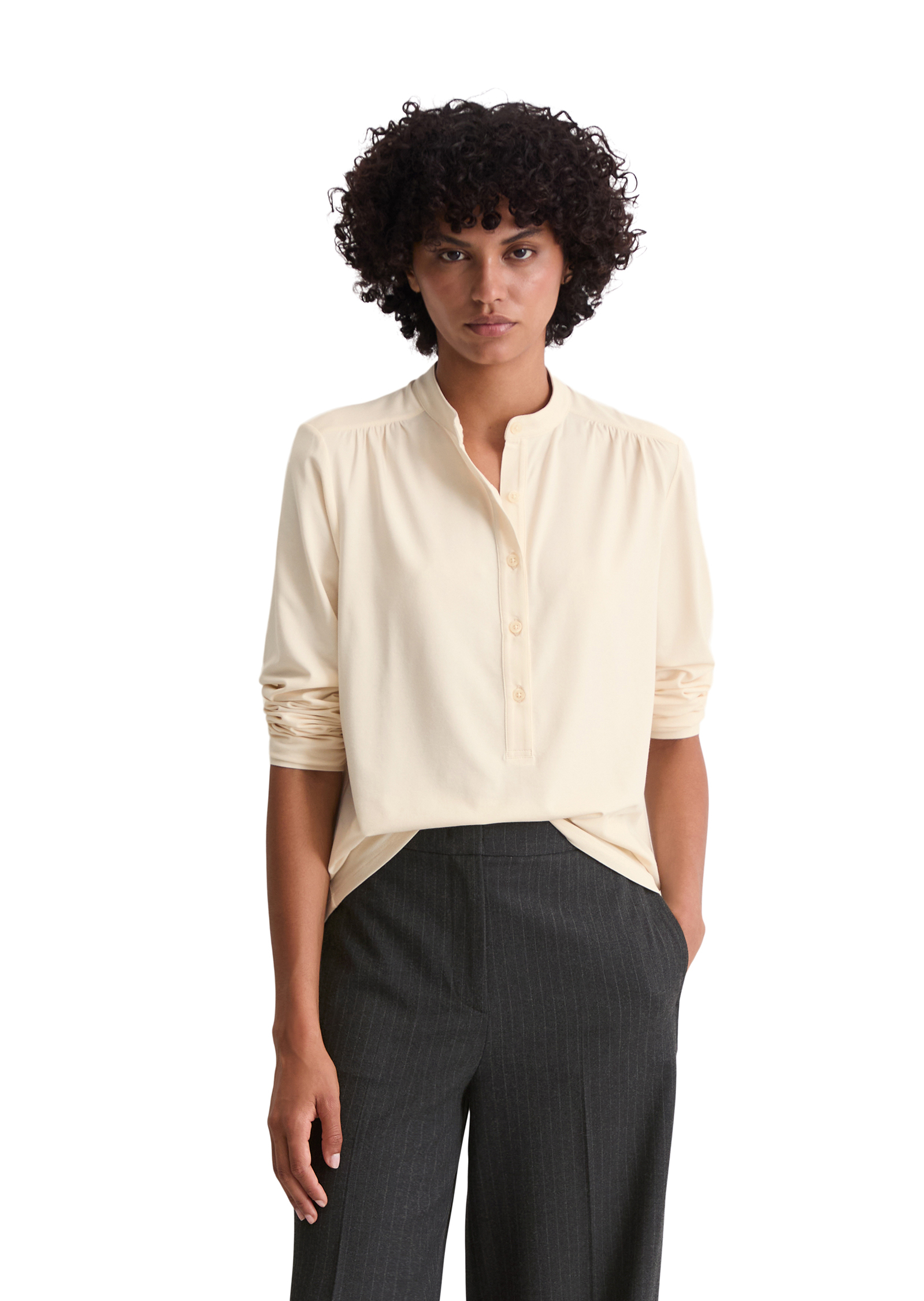 Blouse en jersey relaxed avec TENCEL™ Modal, MARC O'POLO