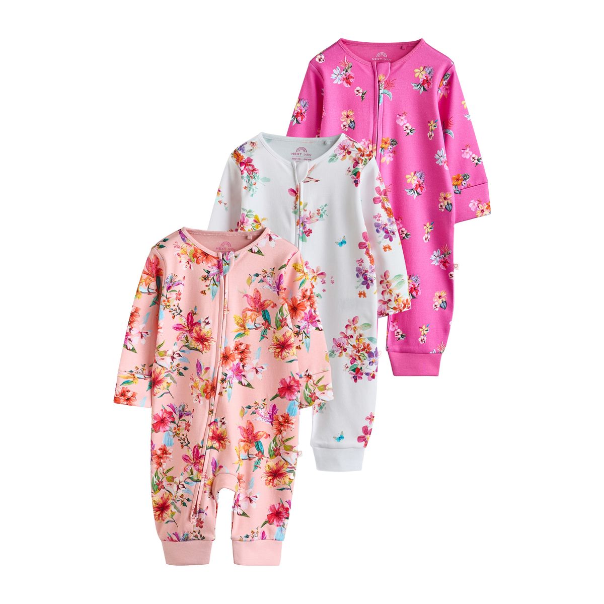 Dors-bien à zip double sens bébé, lot de 3, NEXT