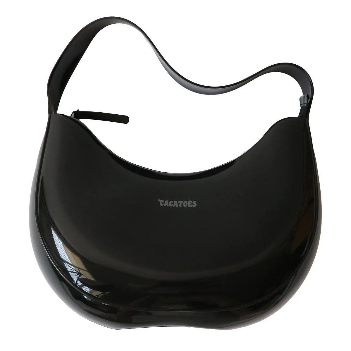 Sac porté épaule effet vinyle brillant LUA, CACATOES