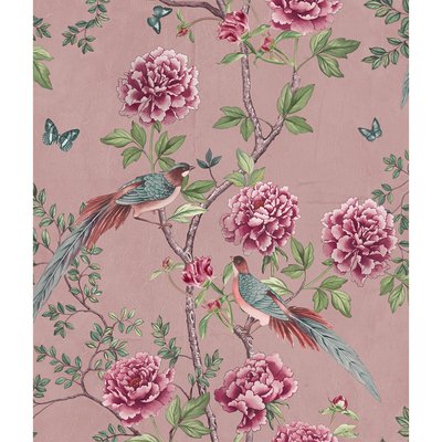 10m Vintage Chinoiserie Blossom Wallpaper PALOMA HOME
