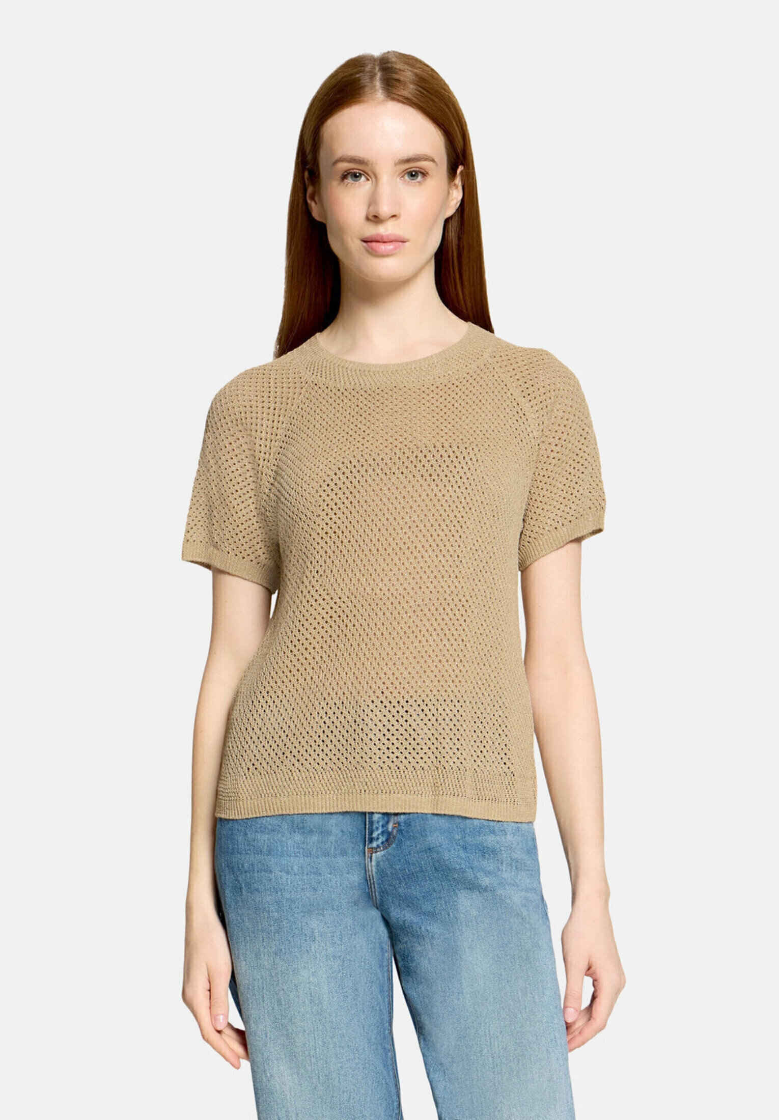 Pull-over en maille à encolure ronde, CARTOON