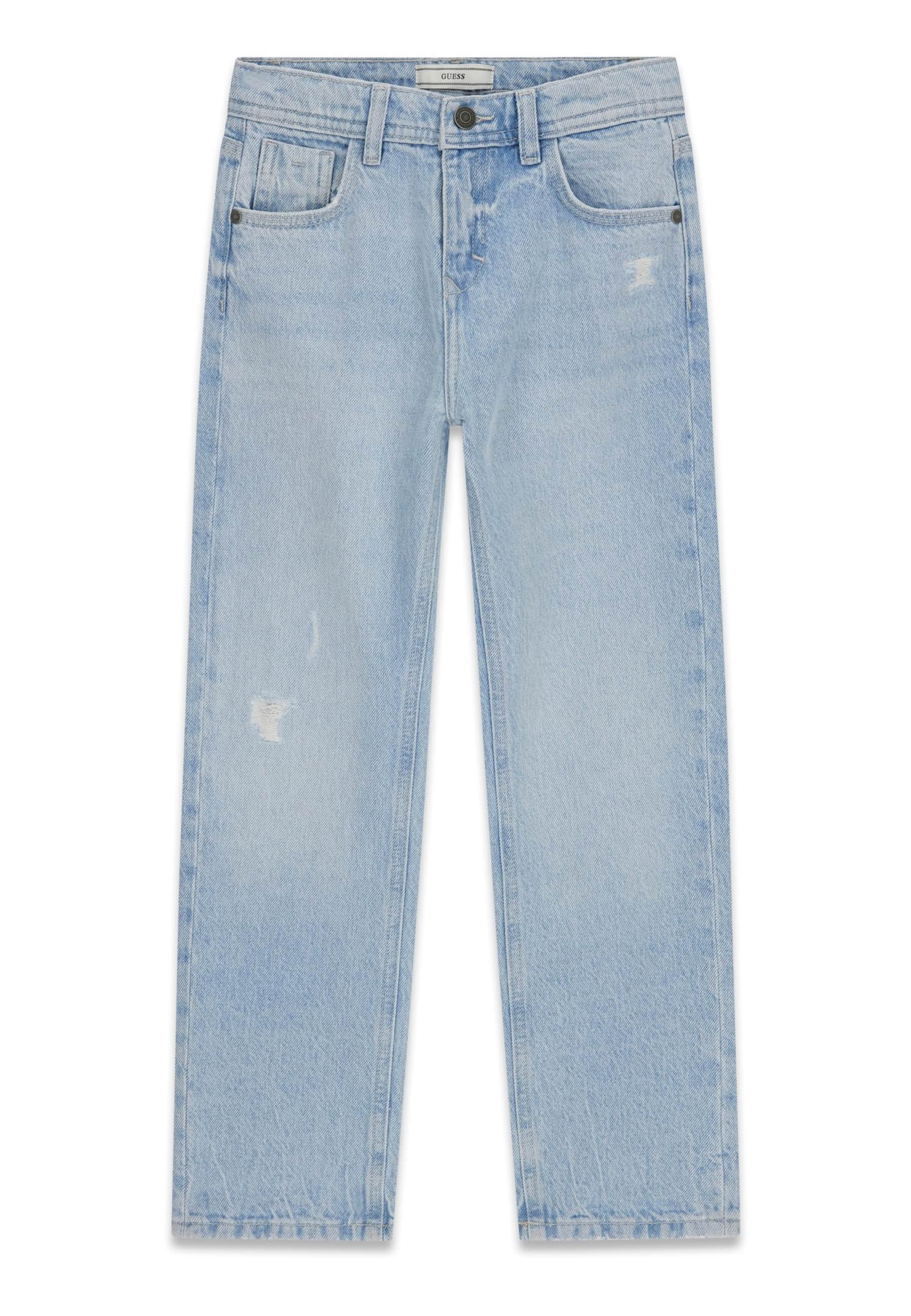 Jean Guess Homme Vintage - Taille 33x33 - Jambes Droites, étiquette Cuir - Très Bon état