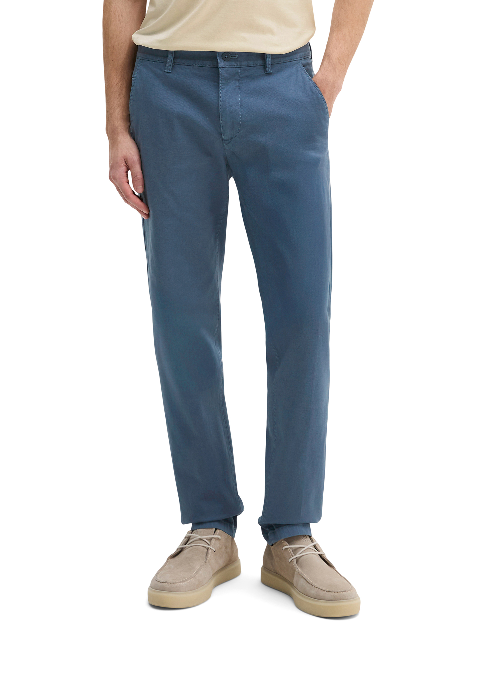 Chino modèle Stig shaped en coton bio mélangé, MARC O'POLO