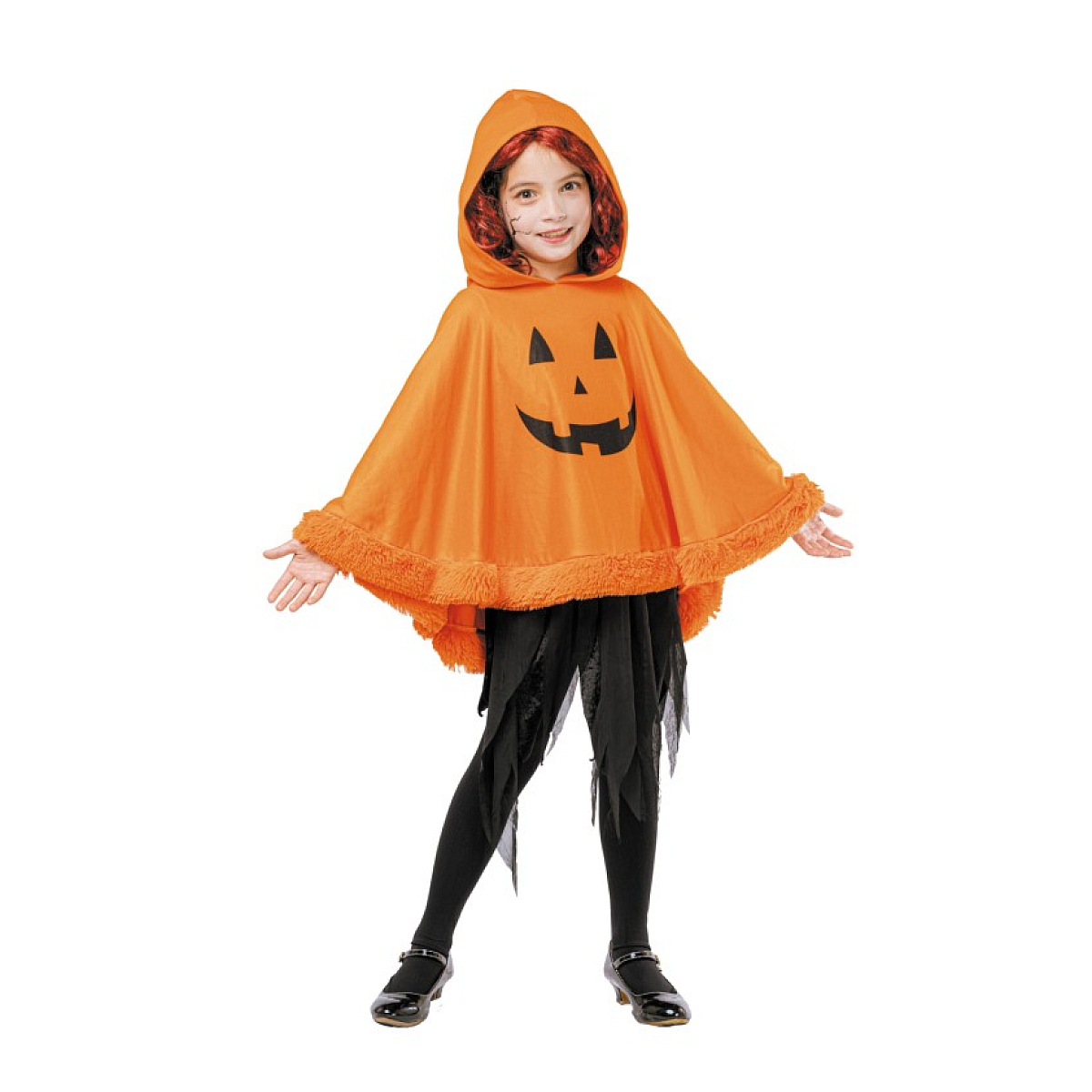 costume Poncho citrouille, PARTY PRO