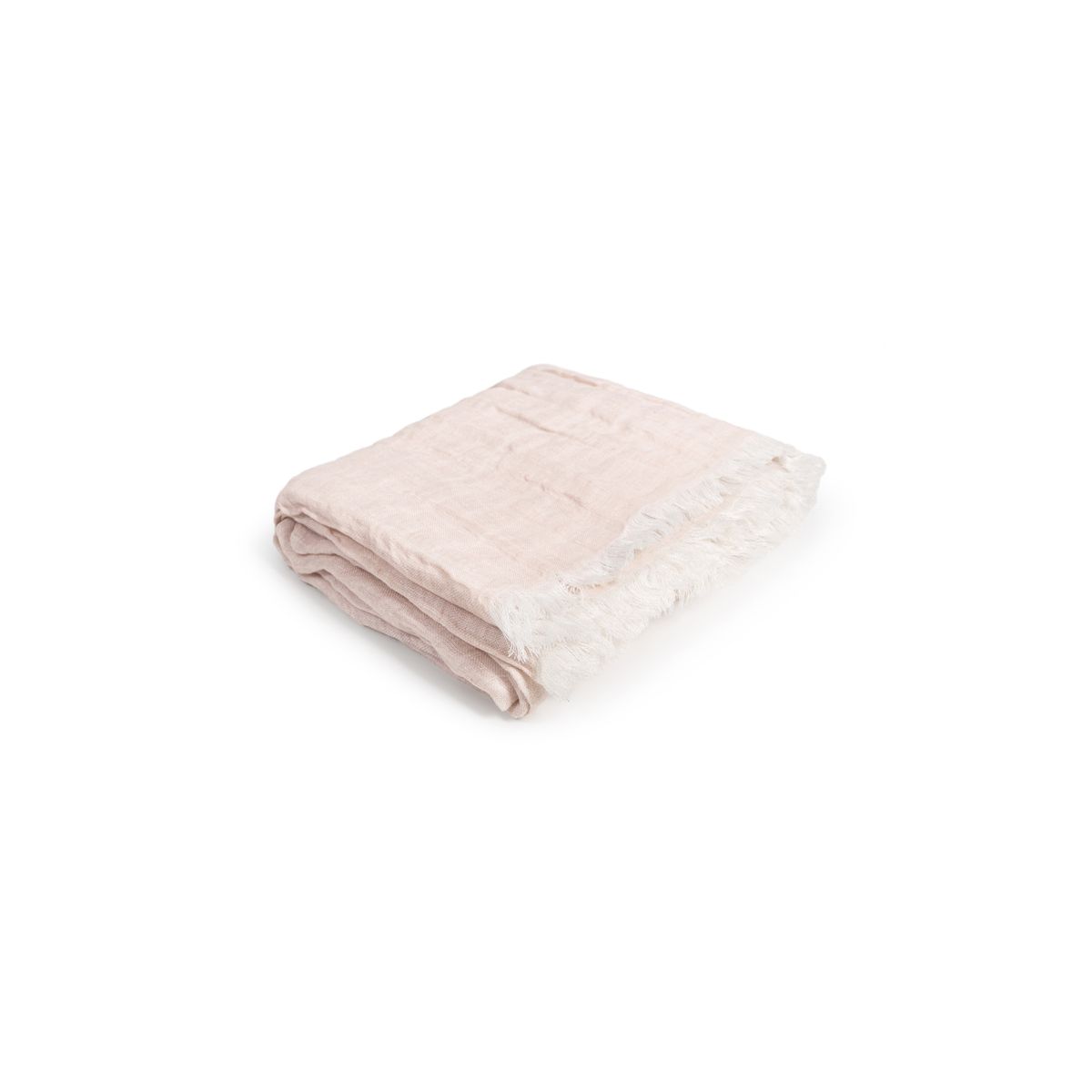 Plaid Rose Poudre La Redoute