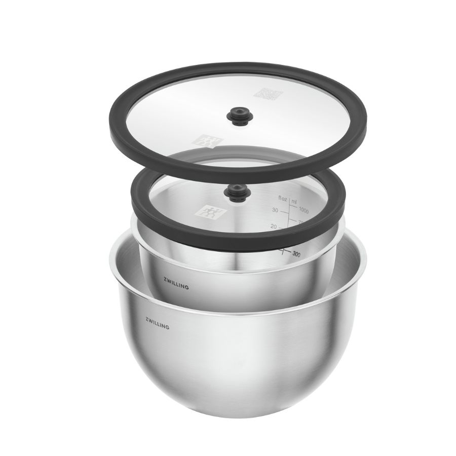 Set de bols sous vide, Inox 18/10, Argent, ZWILLING