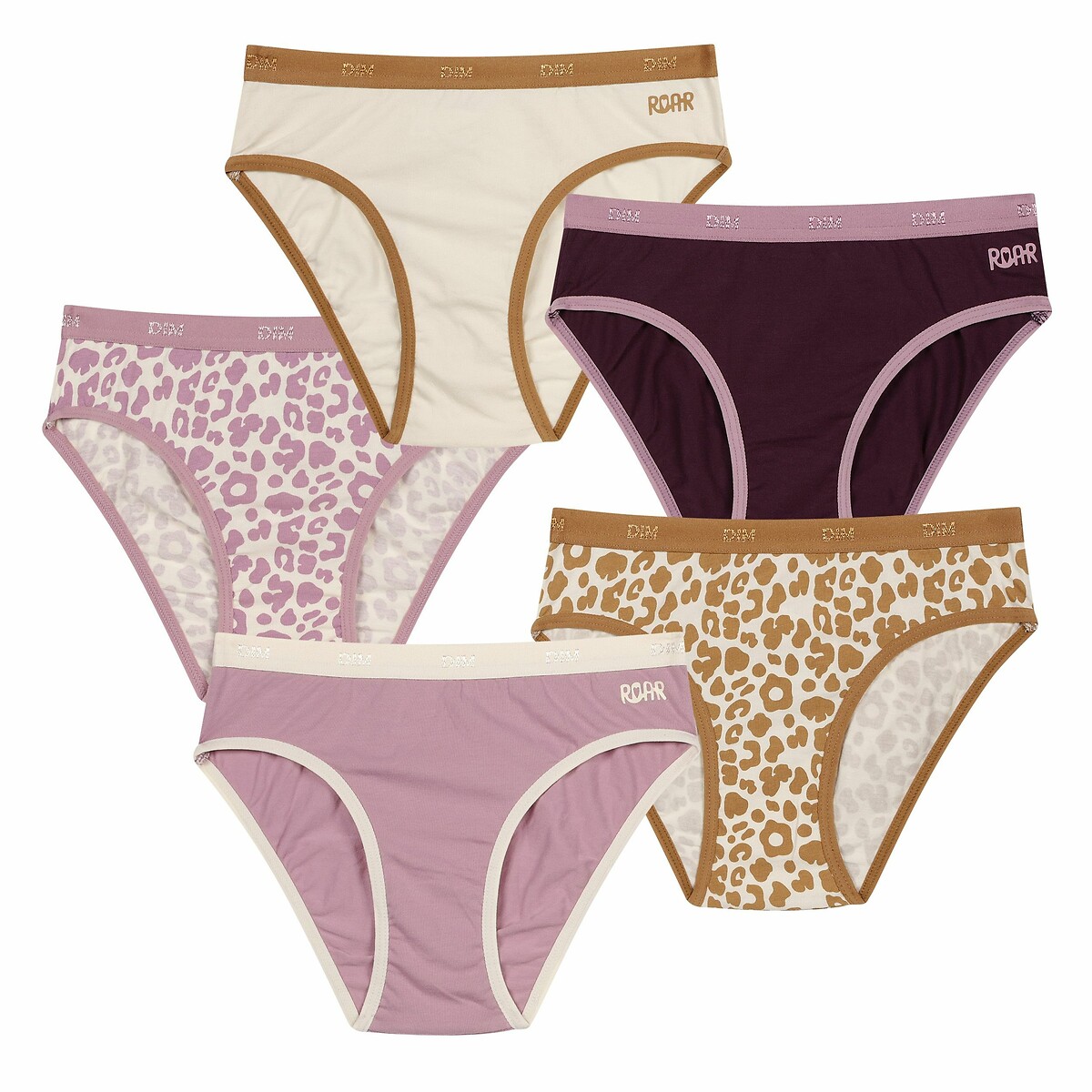 Lot de 5 culottes pocket avec trousse