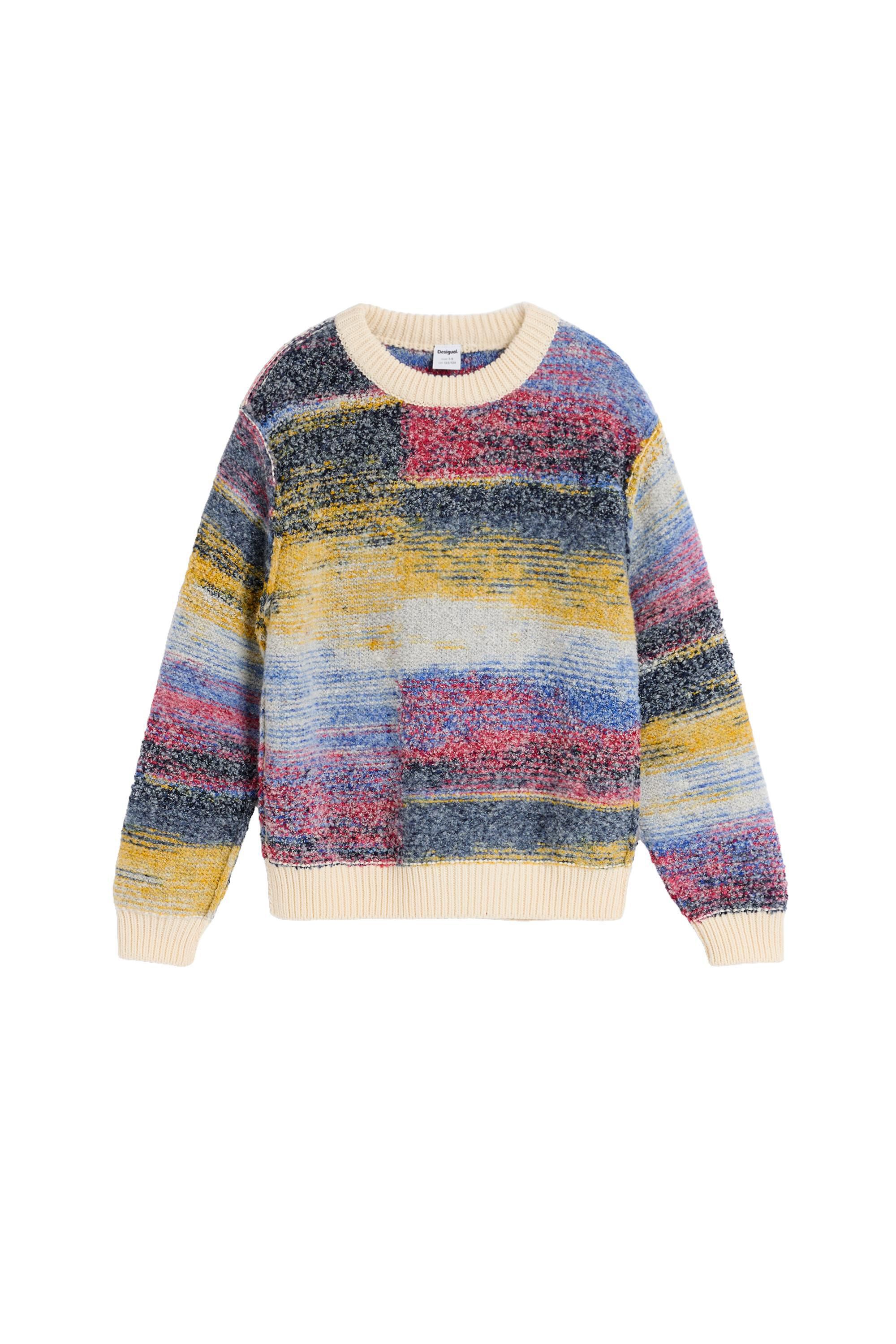 Pull chiné multicolore, DESIGUAL
