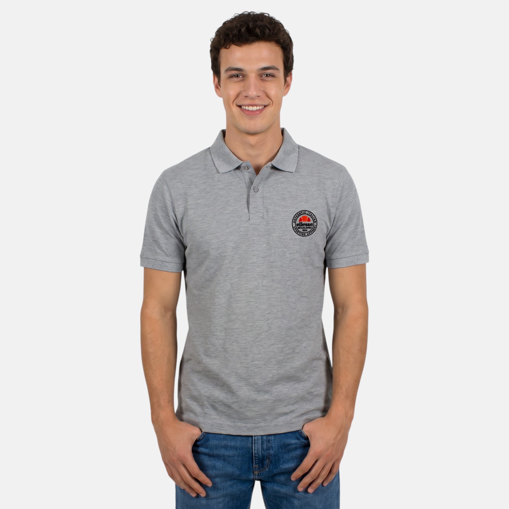 Polo manches courtes, patte de boutonnage et détails brodés GENTLEMAN, ELLESSE