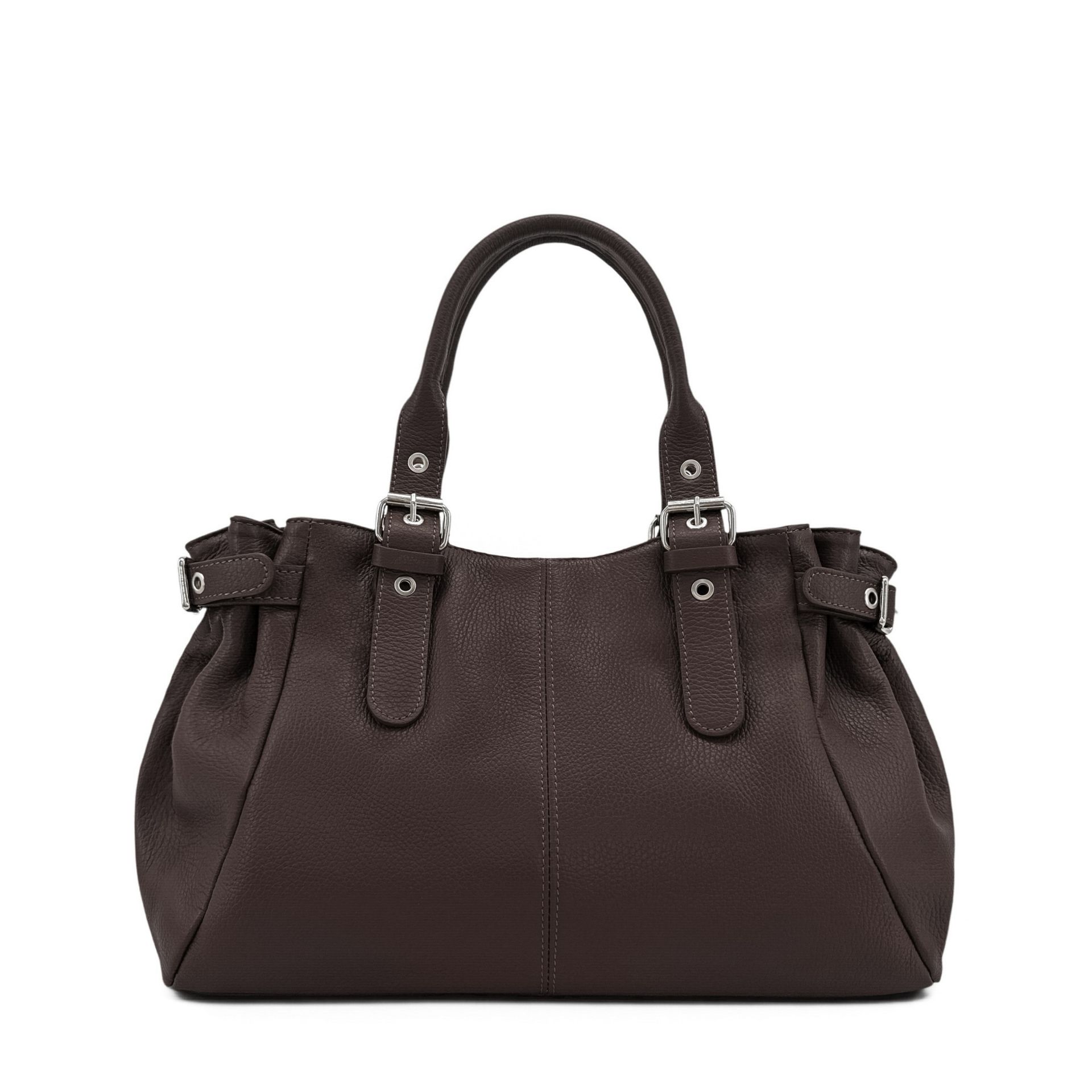 Sac bowling en cuir grainé URBAN PRINCESS SILVER, OH MY BAG