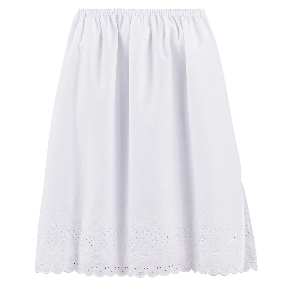 Jupon en coton La Redoute Collections blanc La Redoute