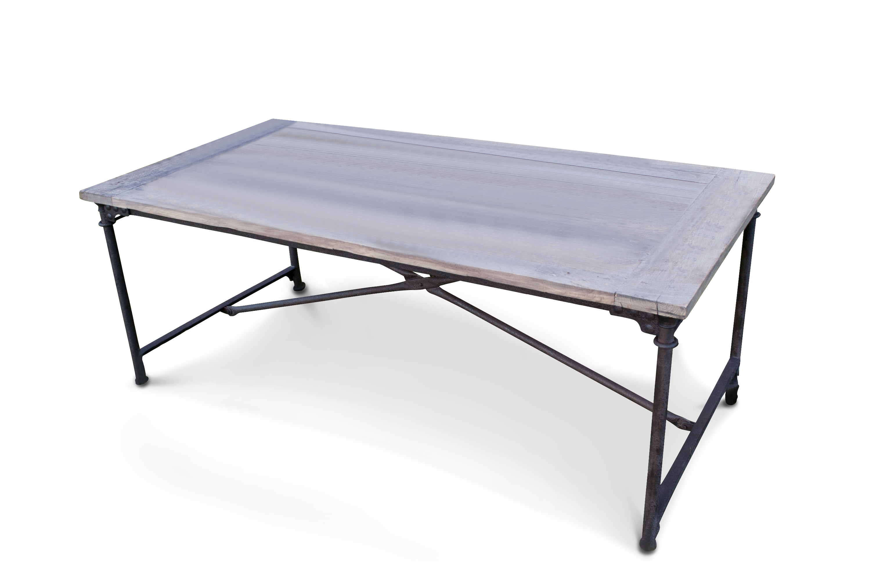 Table de tapissier en fer et orme WINDSOR, CHEHOMA