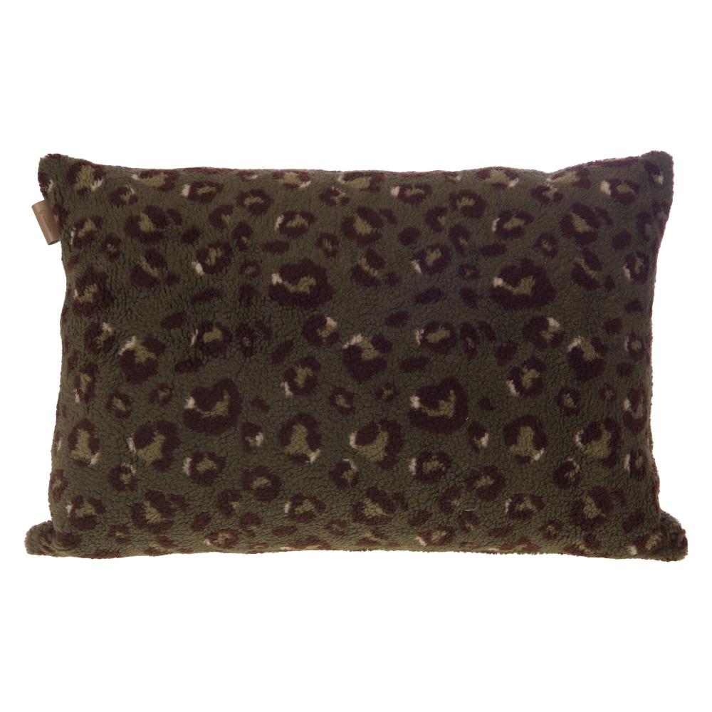 Coussin Léonie Kaki 40x60 cm, AMADEUS