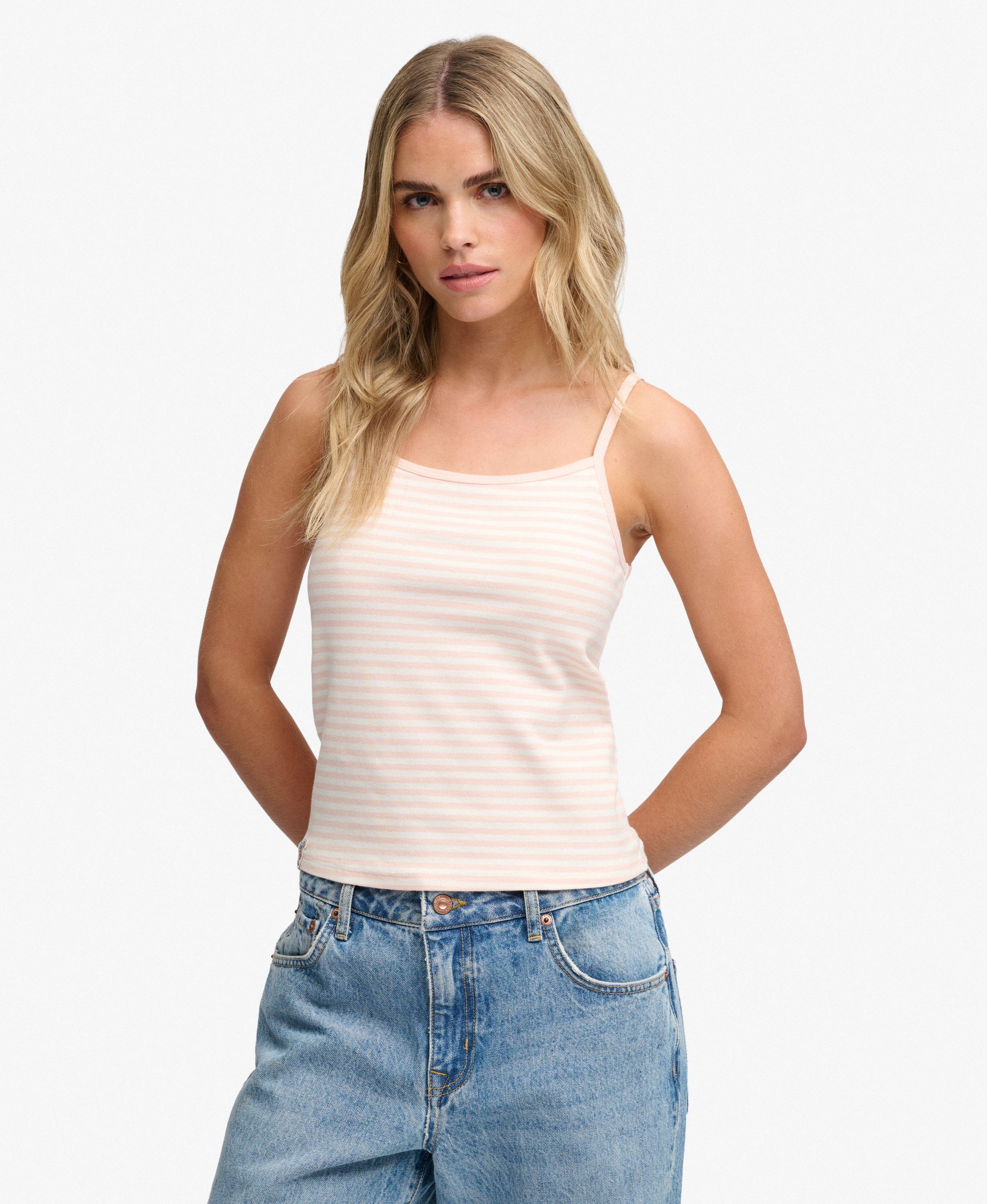 Débardeur Athletic Essentials Rayé Coupe Ajustée, SUPERDRY