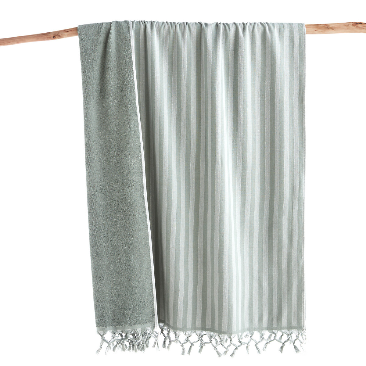 Product photograph of Ischia Cotton Fouta With Terrycloth Back from La Redoute UK
