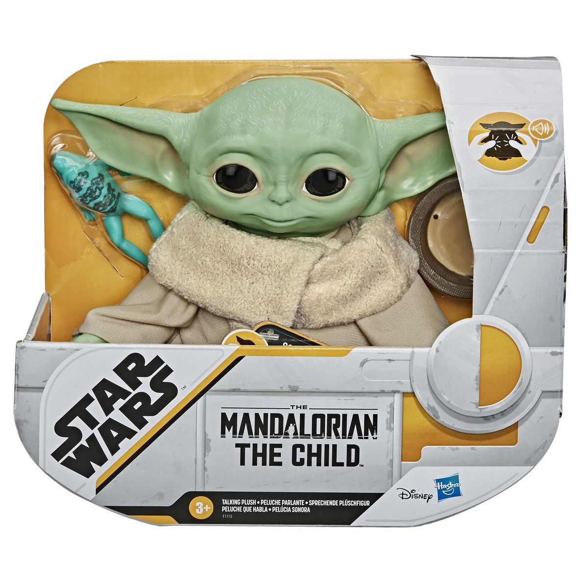 Personnage en peluche Star Wars Disney Mandalorien L'enfant et sac 25 cm -  Peluche - Achat & prix