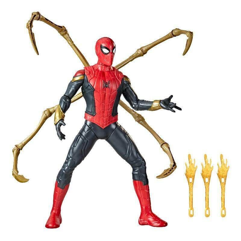 Spider Man Figurine Costume Super Lance Toile Hasbro La Redoute