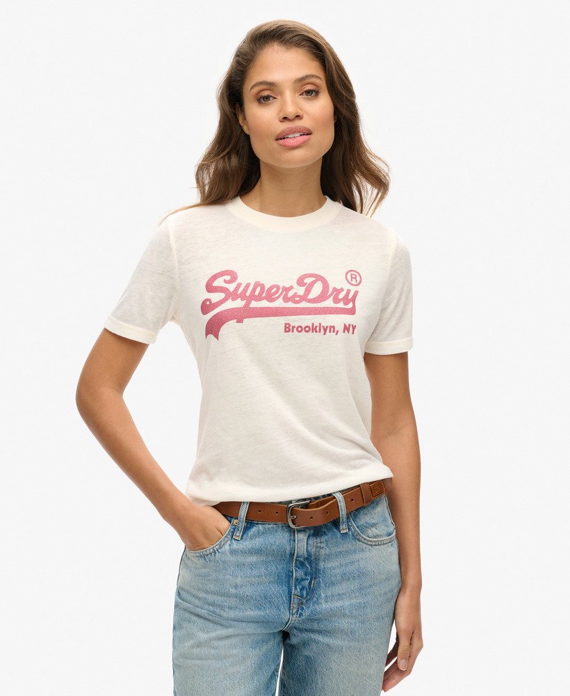T-shirt avec logo fantaisie Vintage, SUPERDRY